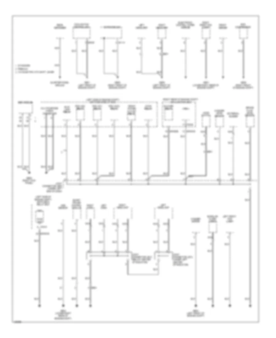 Ground Distribution Wiring Diagram 2 of 7 for Hyundai Equus Ultimate 2014