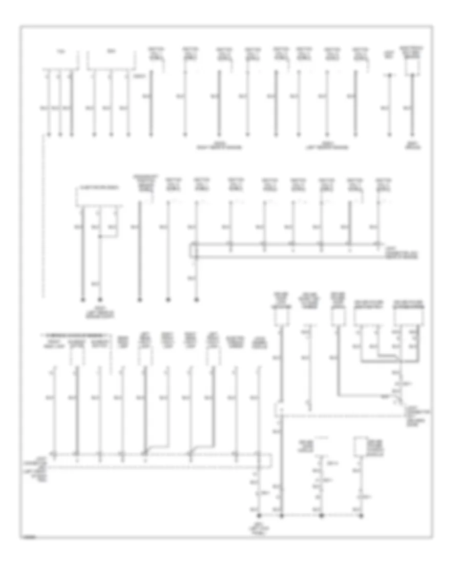 Ground Distribution Wiring Diagram 4 of 7 for Hyundai Equus Ultimate 2014