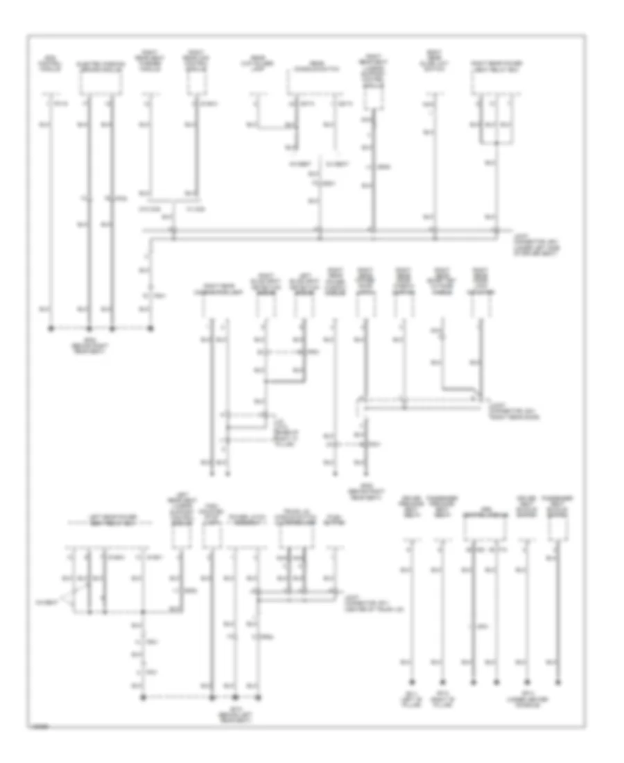 Ground Distribution Wiring Diagram 5 of 7 for Hyundai Equus Ultimate 2014