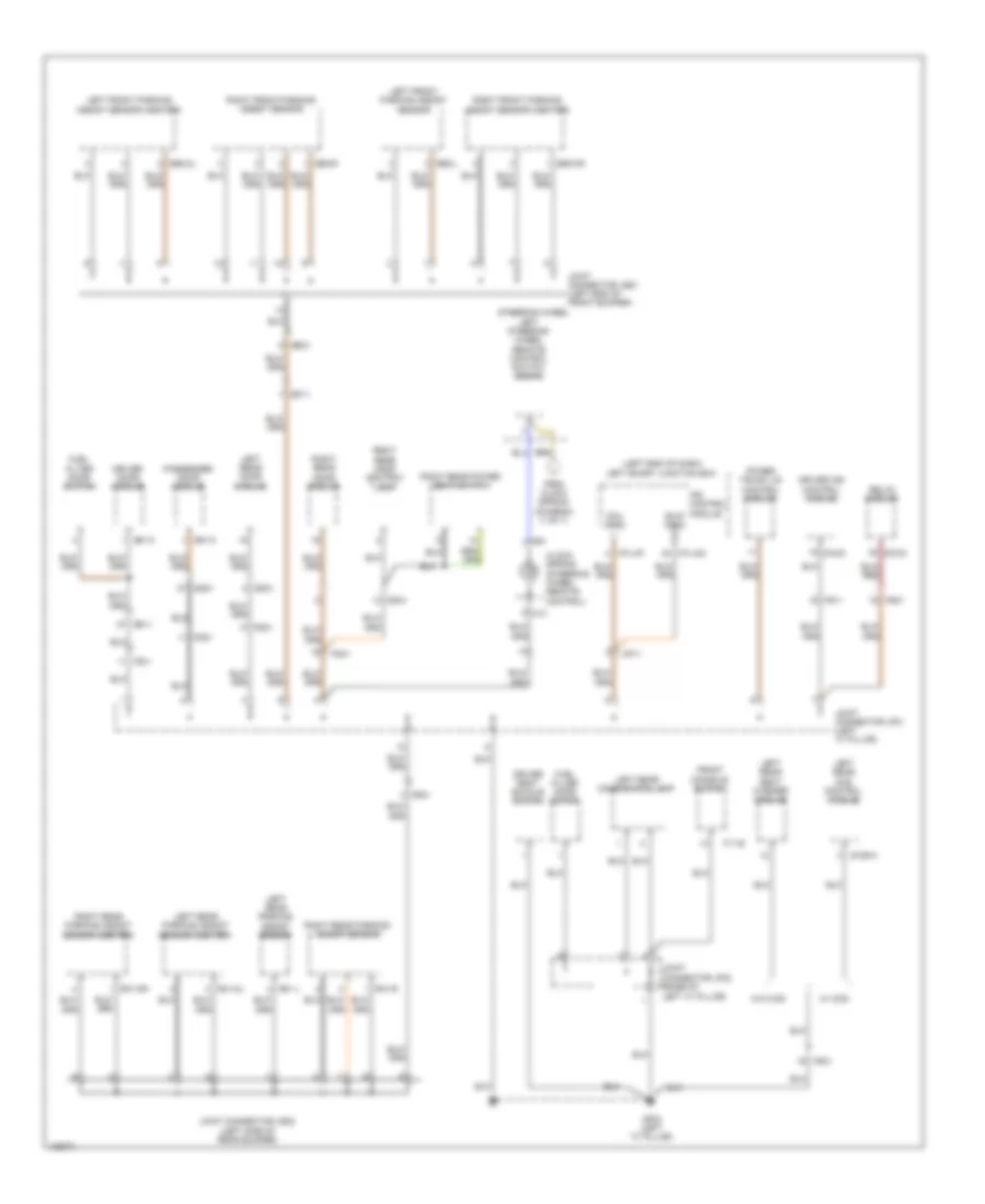 Ground Distribution Wiring Diagram 7 of 7 for Hyundai Equus Ultimate 2014