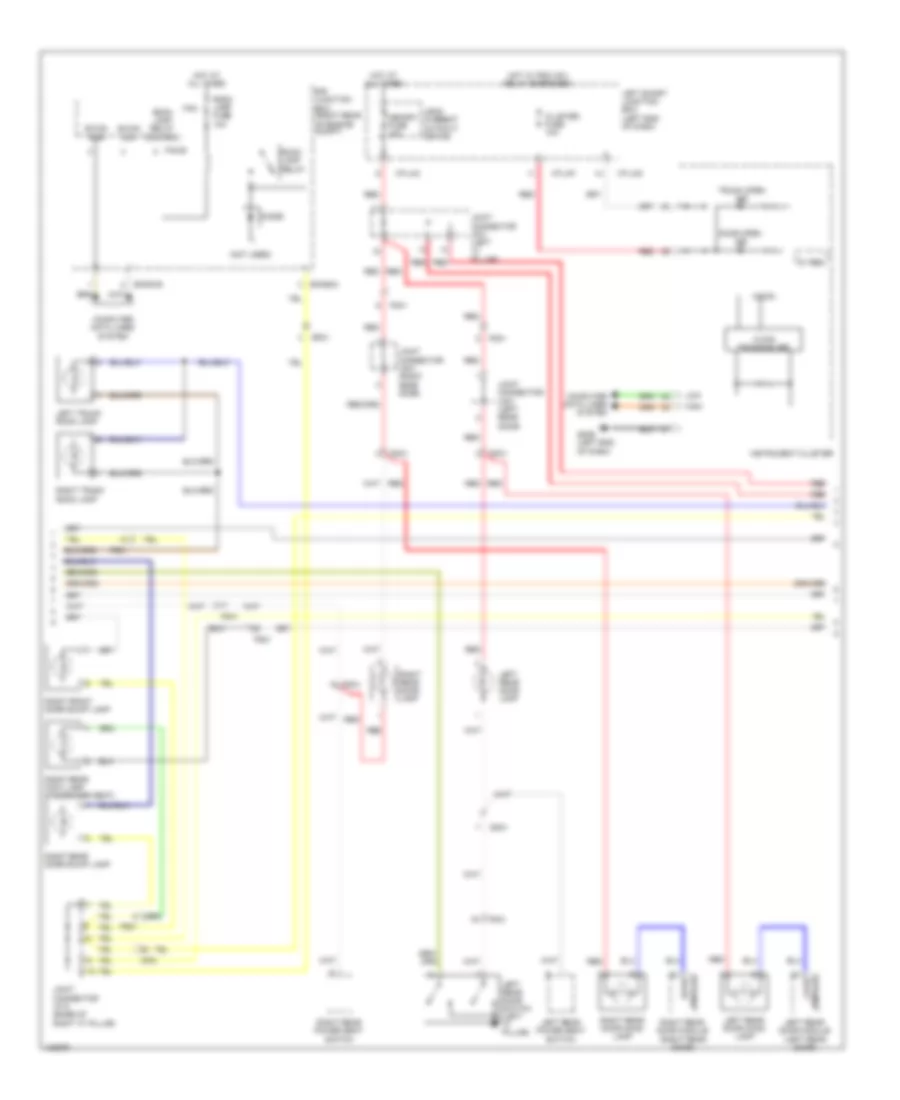 Courtesy Lamps Wiring Diagram 2 of 4 for Hyundai Equus Ultimate 2014