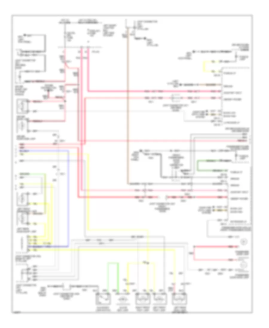 Courtesy Lamps Wiring Diagram 3 of 4 for Hyundai Equus Ultimate 2014