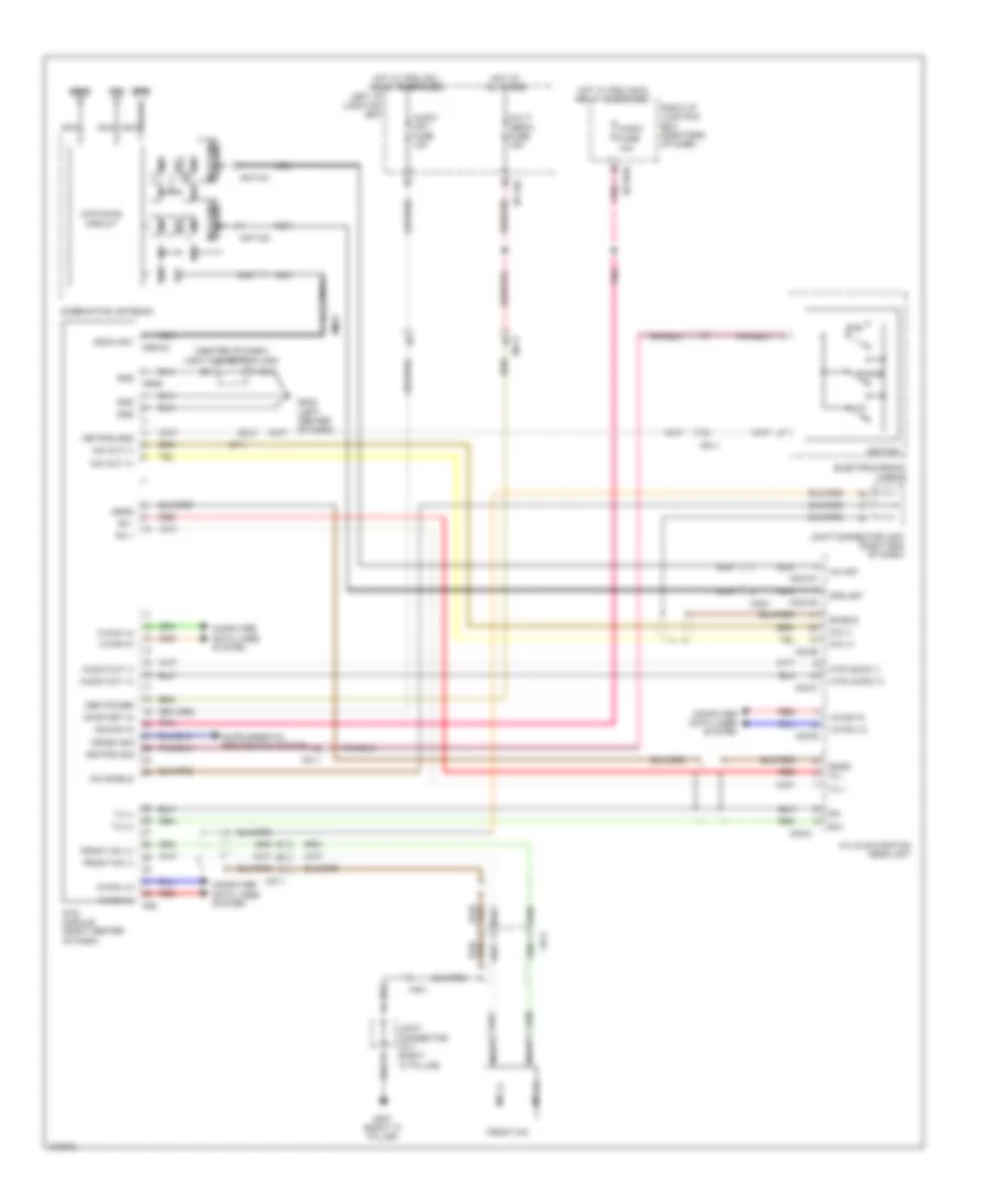 Mobile Telematic System Wiring Diagram for Hyundai Equus Ultimate 2014