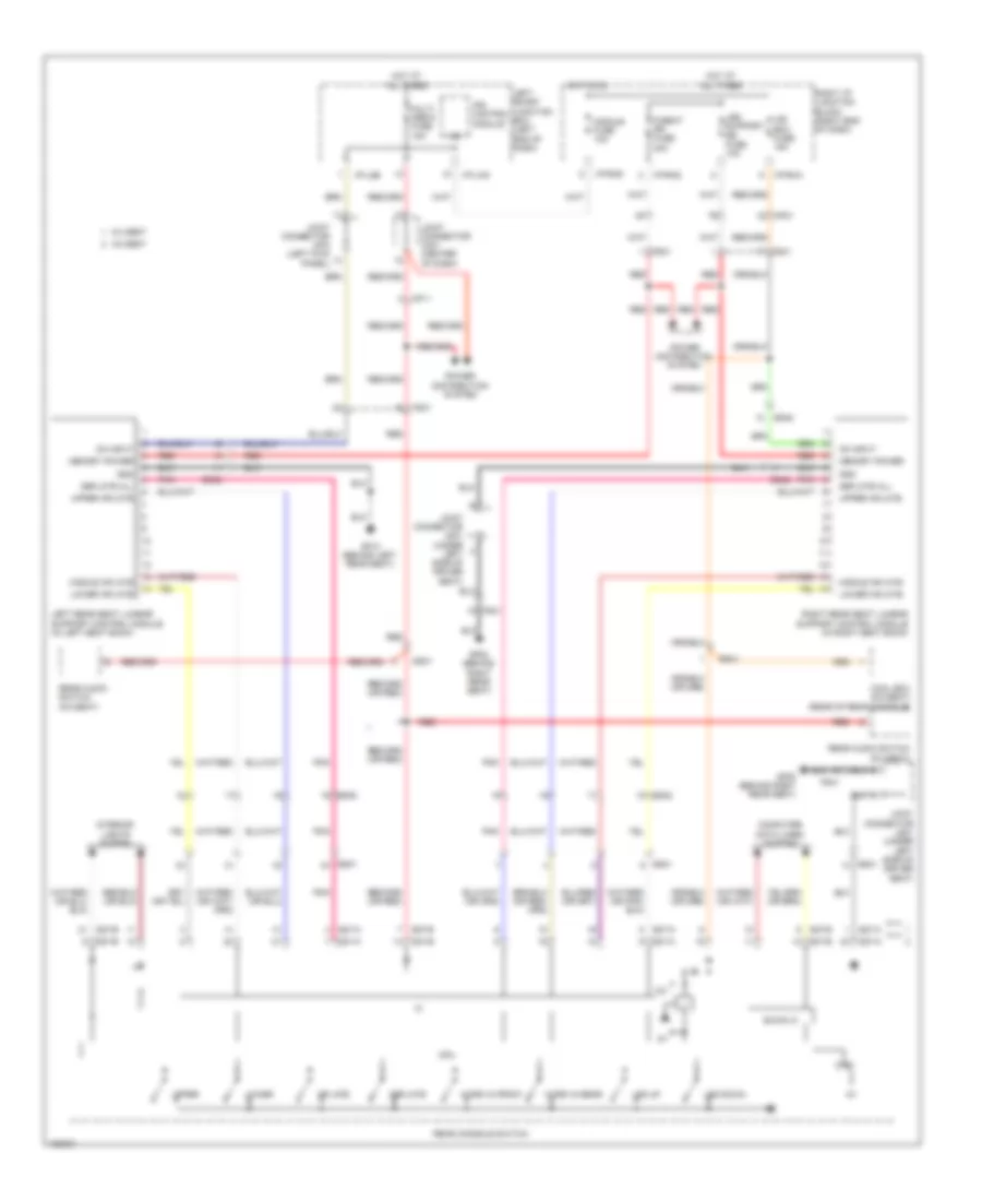 Lumbar Wiring Diagram for Hyundai Equus Ultimate 2014