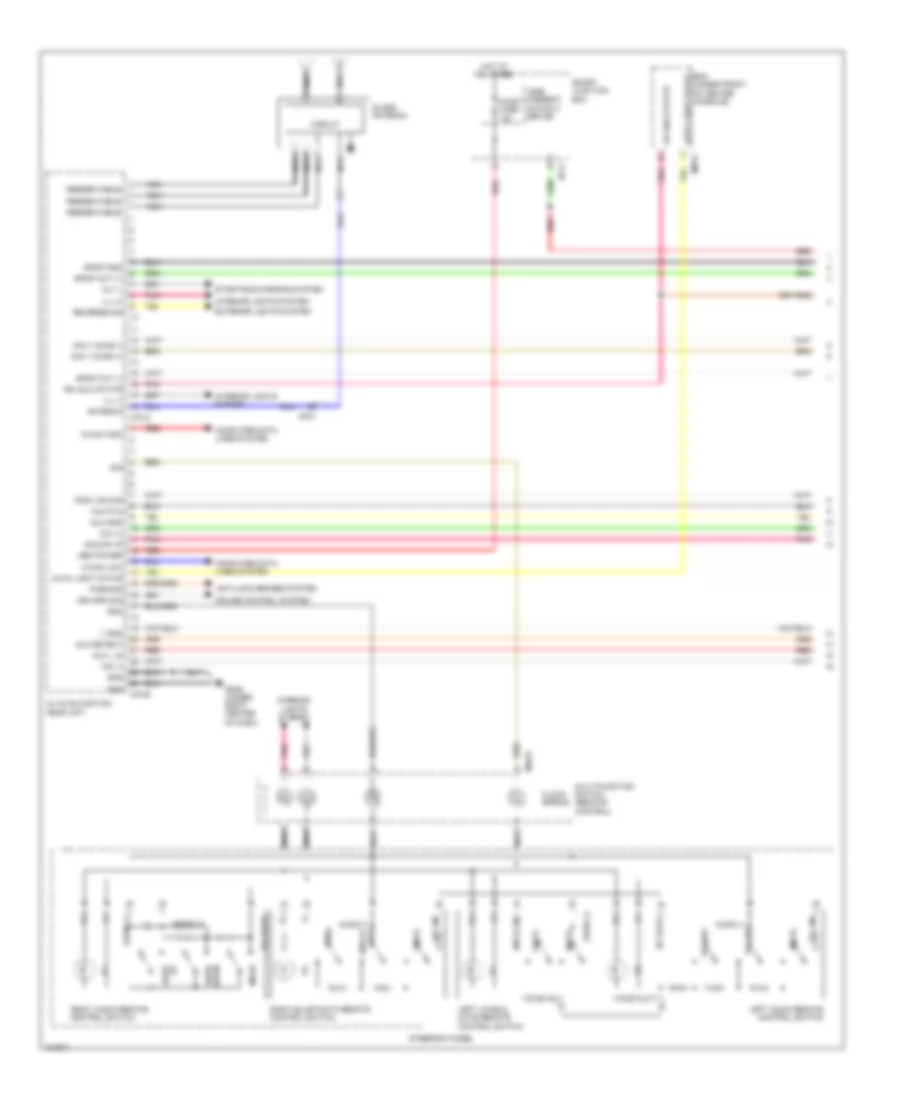 Navigation Wiring Diagram without JBL Amplifier 1 of 3 for Hyundai Genesis Coupe 2 0T R Spec 2014