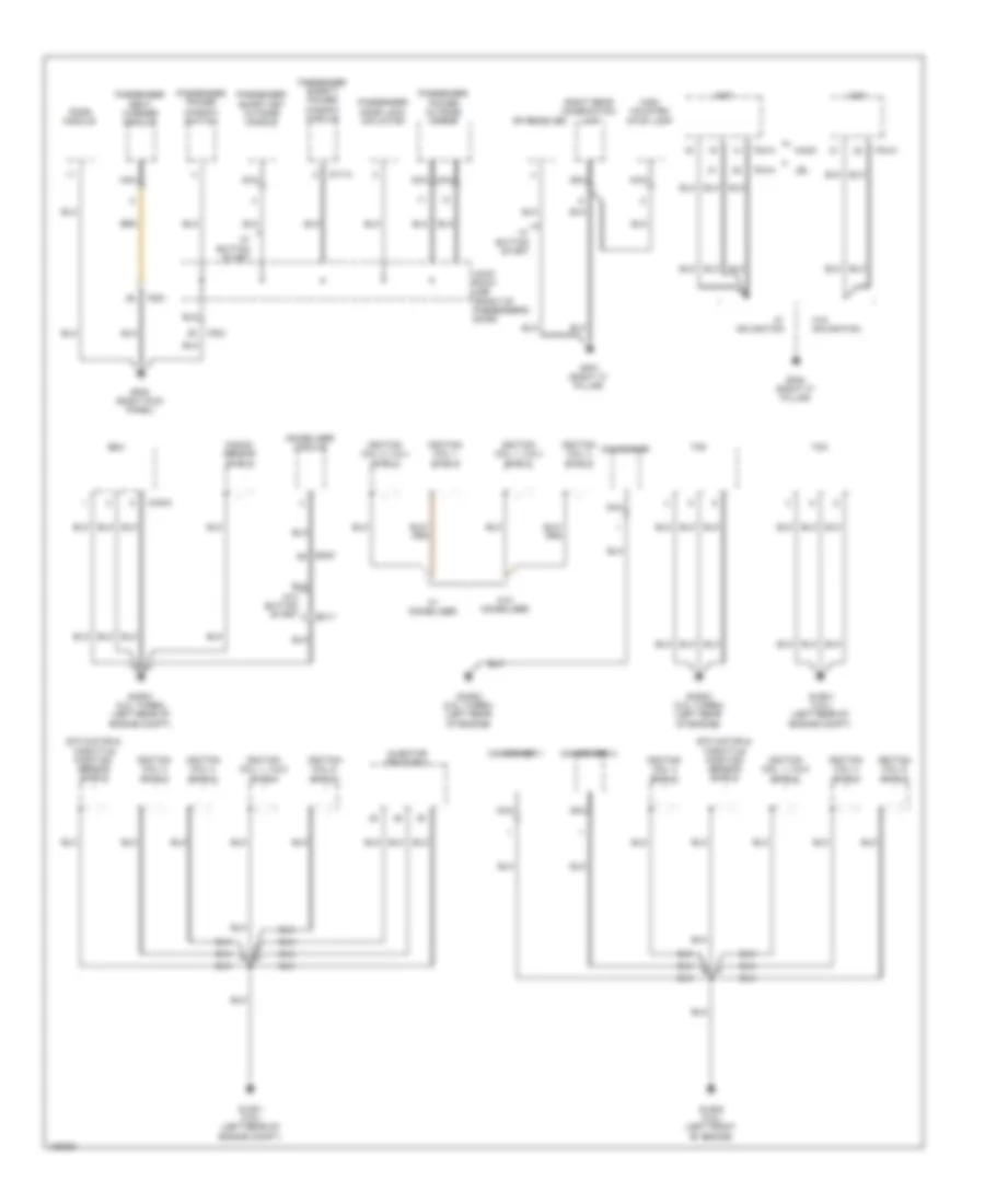 Ground Distribution Wiring Diagram 4 of 4 for Hyundai Genesis Coupe 3 8 R Spec 2014