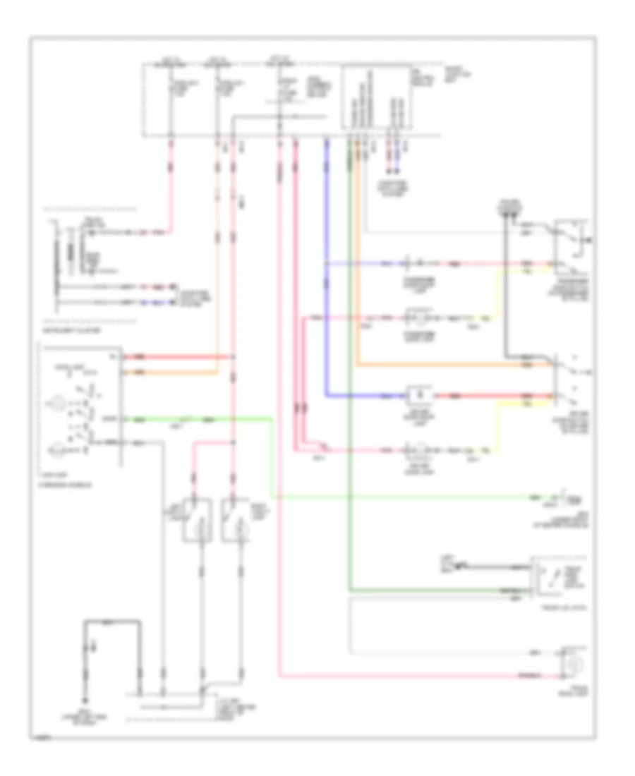 Courtesy Lamps Wiring Diagram for Hyundai Genesis Coupe 3 8 R Spec 2014