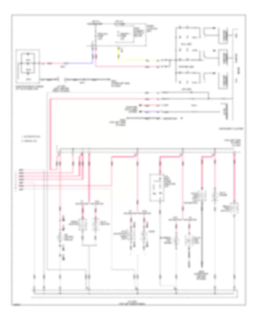 Instrument Illumination Wiring Diagram 2 of 2 for Hyundai Genesis Coupe 3 8 R Spec 2014