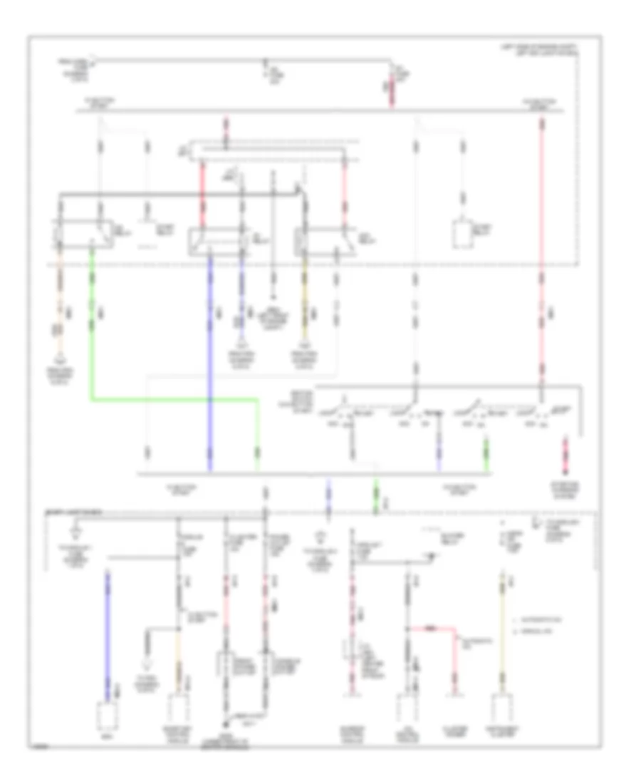 Power Distribution Wiring Diagram 3 of 8 for Hyundai Genesis Coupe 3 8 R Spec 2014