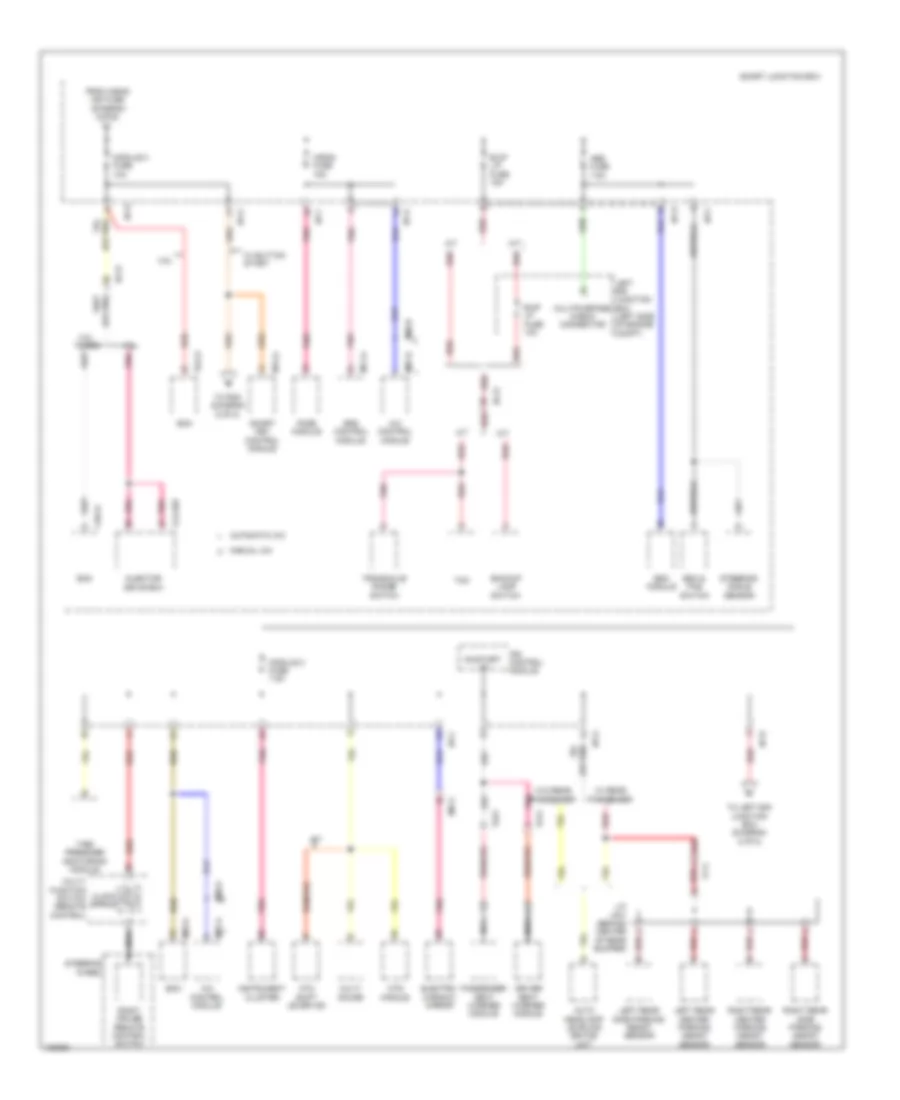 Power Distribution Wiring Diagram 5 of 8 for Hyundai Genesis Coupe 3 8 R Spec 2014