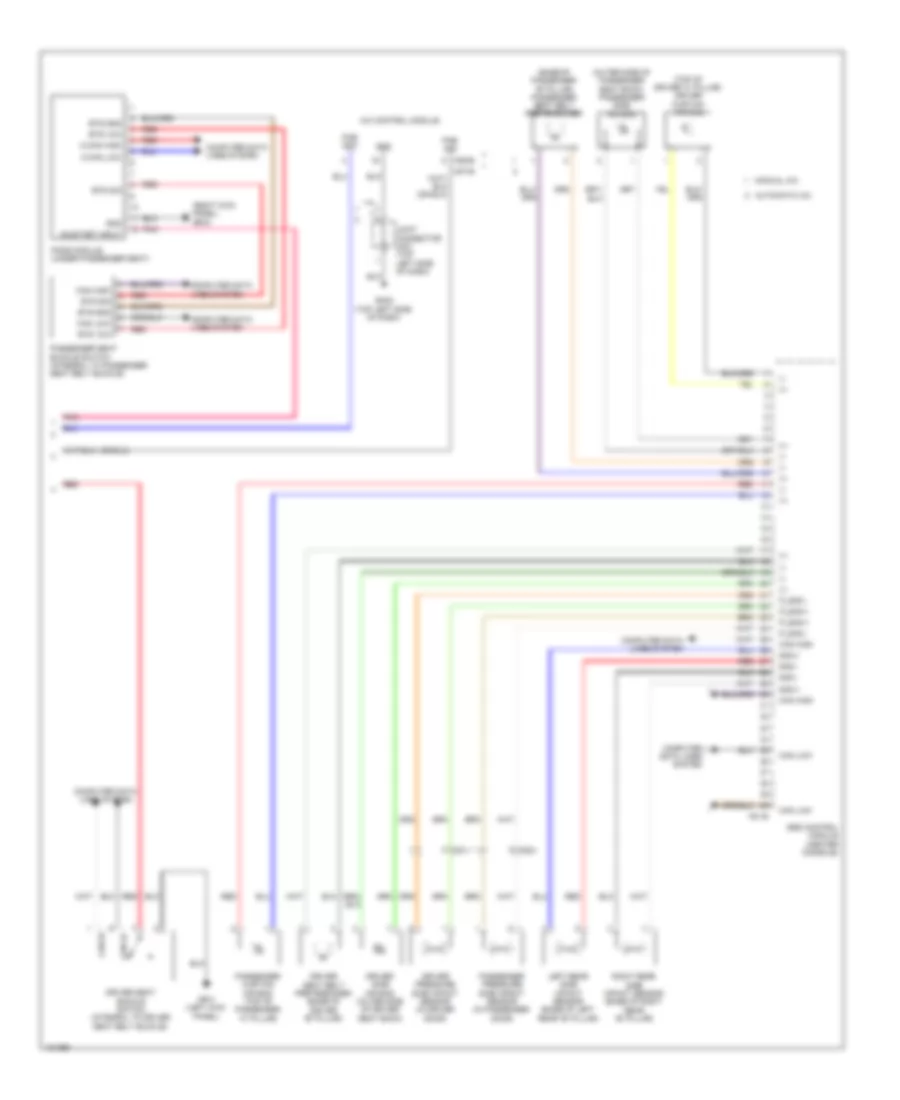 Supplemental Restraints Wiring Diagram 2 of 2 for Hyundai Genesis Coupe 3 8 R Spec 2014