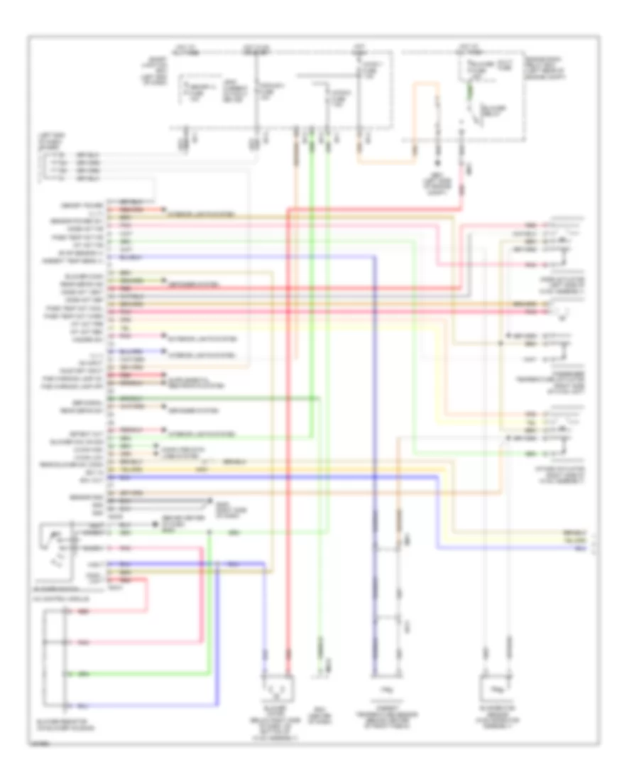 Manual A C Wiring Diagram 1 of 3 for Hyundai Santa Fe Limited 2014
