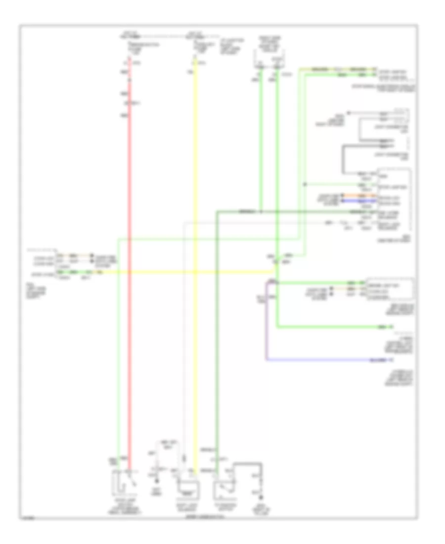Shift Interlock Wiring Diagram Hybrid for Hyundai Sonata Hybrid 2014