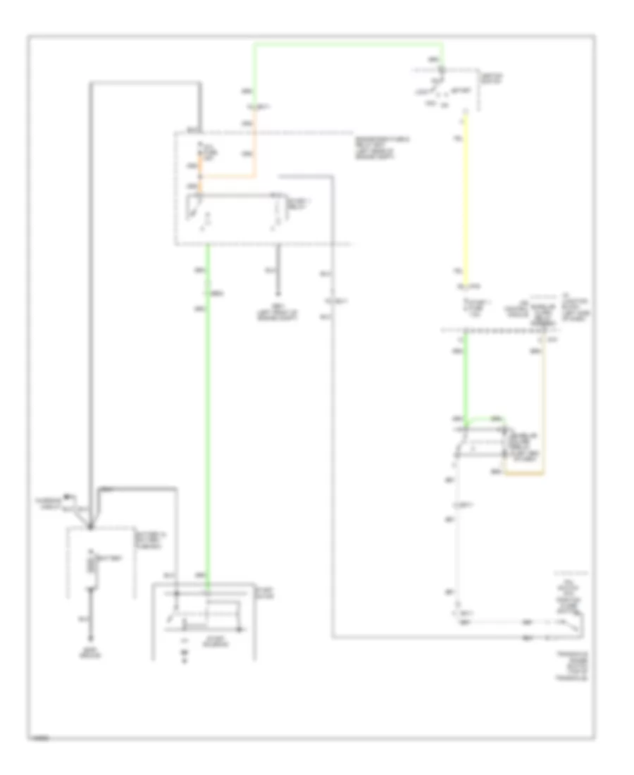 Starting Wiring Diagram without Smart Key for Hyundai Sonata Hybrid 2014