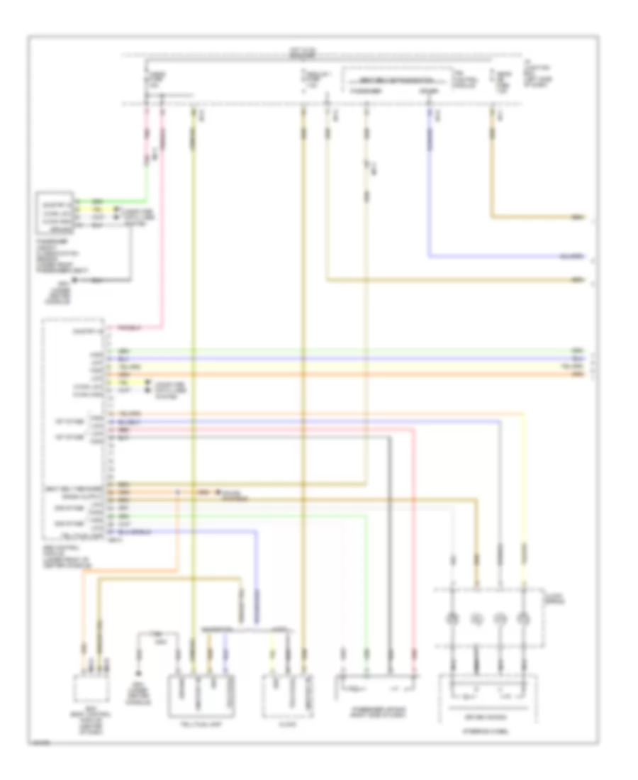 Supplemental Restraints Wiring Diagram Except Hybrid 1 of 3 for Hyundai Sonata Hybrid 2014