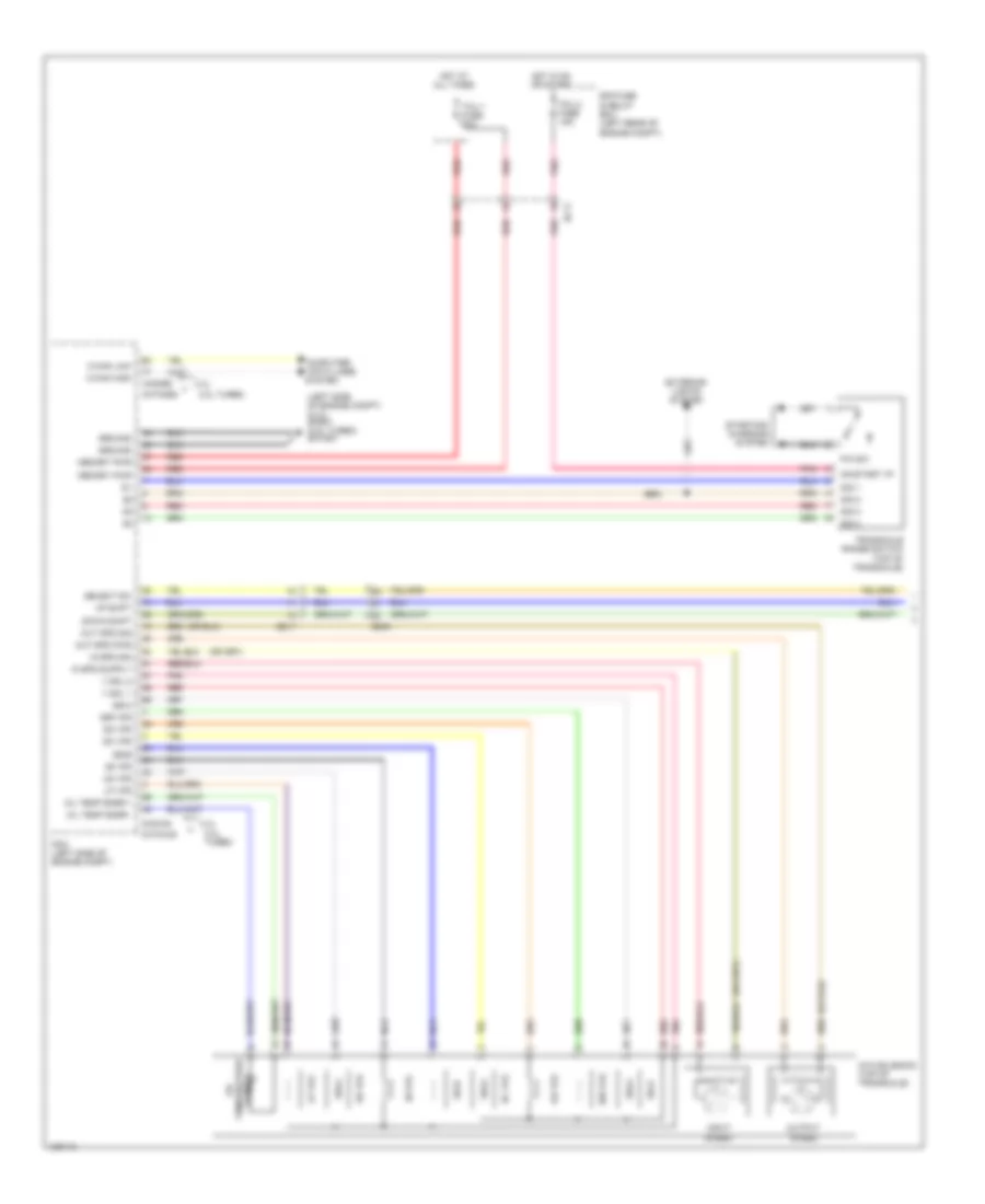 Transmission Wiring Diagram Except Hybrid 1 of 2 for Hyundai Sonata Hybrid 2014