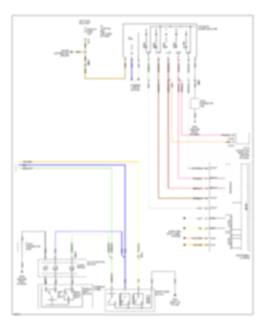 Transmission Wiring Diagram Except Hybrid 2 of 2 for Hyundai Sonata Hybrid 2014