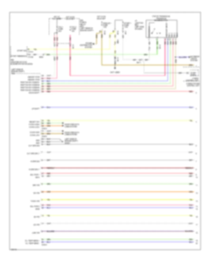 Transmission Wiring Diagram Hybrid 1 of 2 for Hyundai Sonata Hybrid 2014