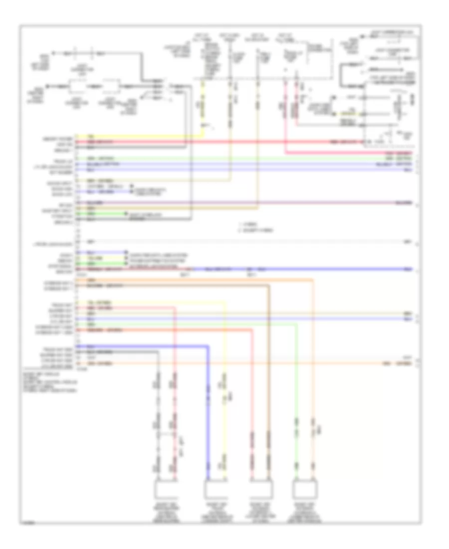 Immobilizer Wiring Diagram with Smart Key System 1 of 2 for Hyundai Sonata Hybrid 2014