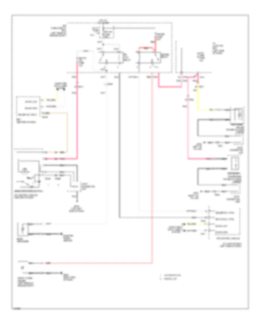 Defoggers Wiring Diagram Except Hybrid without Navigation for Hyundai Sonata Hybrid 2014