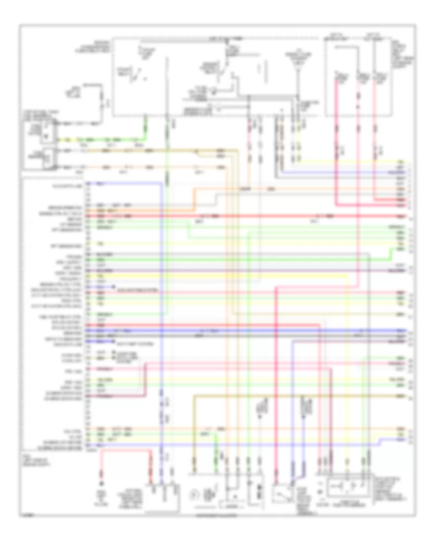 2 4L Hybrid MFI Control Wiring Diagram 1 of 5 for Hyundai Sonata Hybrid 2014