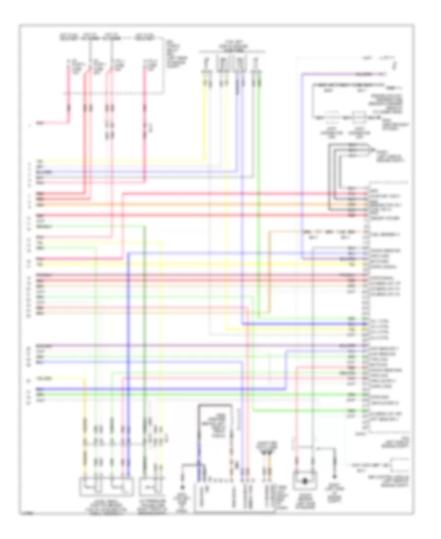 2 4L Hybrid MFI Control Wiring Diagram 5 of 5 for Hyundai Sonata Hybrid 2014