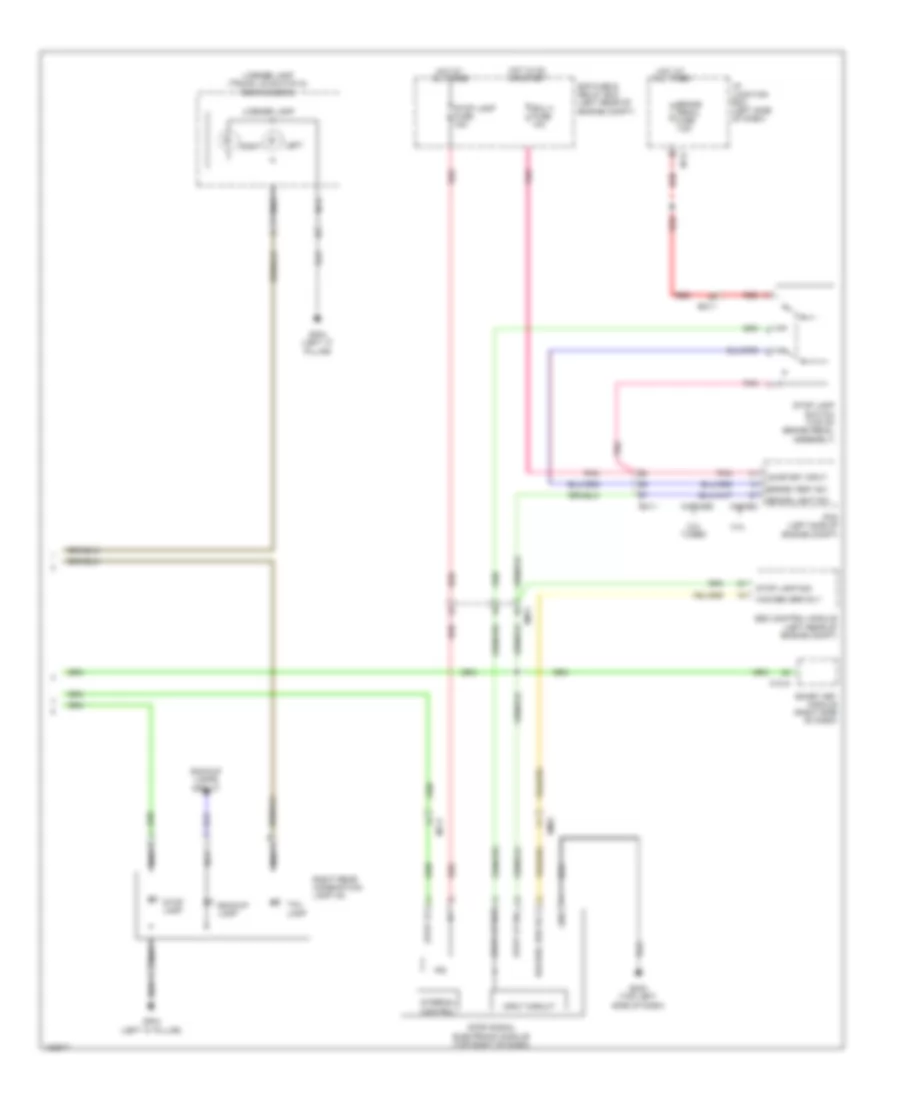 Exterior Lamps Wiring Diagram Except Hybrid with LED 3 of 3 for Hyundai Sonata Hybrid 2014