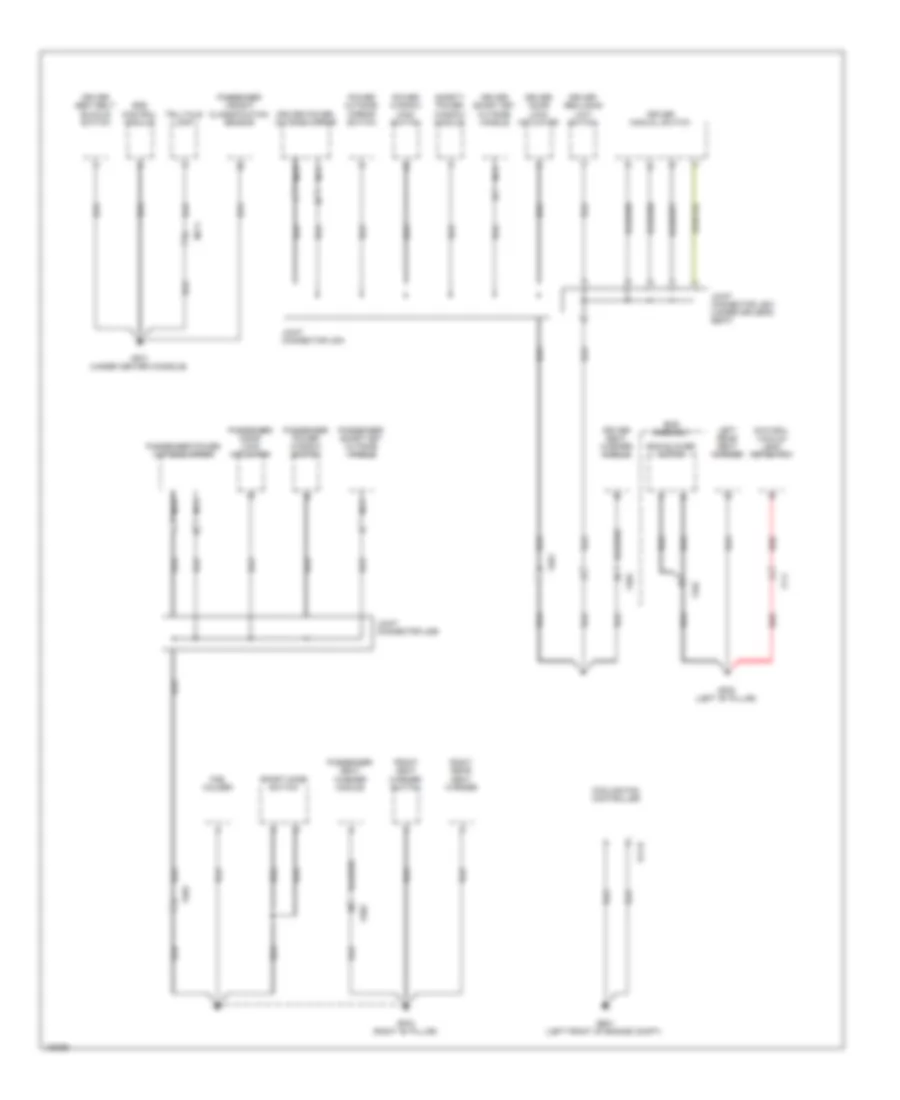 Ground Distribution Wiring Diagram Hybrid 3 of 4 for Hyundai Sonata Hybrid 2014