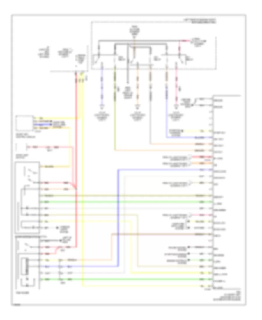 Power Distribution Wiring Diagram Except Hybrid 6 of 7 for Hyundai Sonata Hybrid 2014