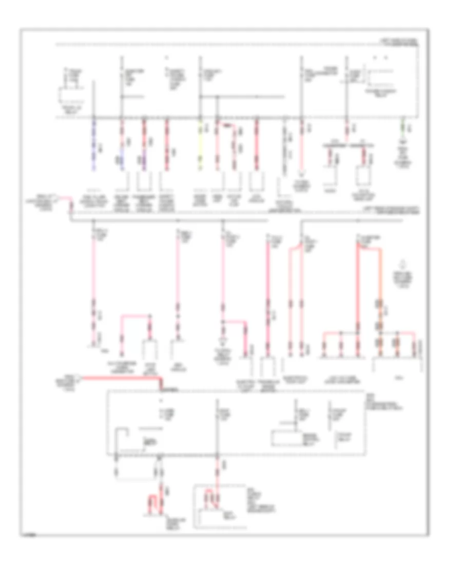 Power Distribution Wiring Diagram Hybrid 5 of 6 for Hyundai Sonata Hybrid 2014