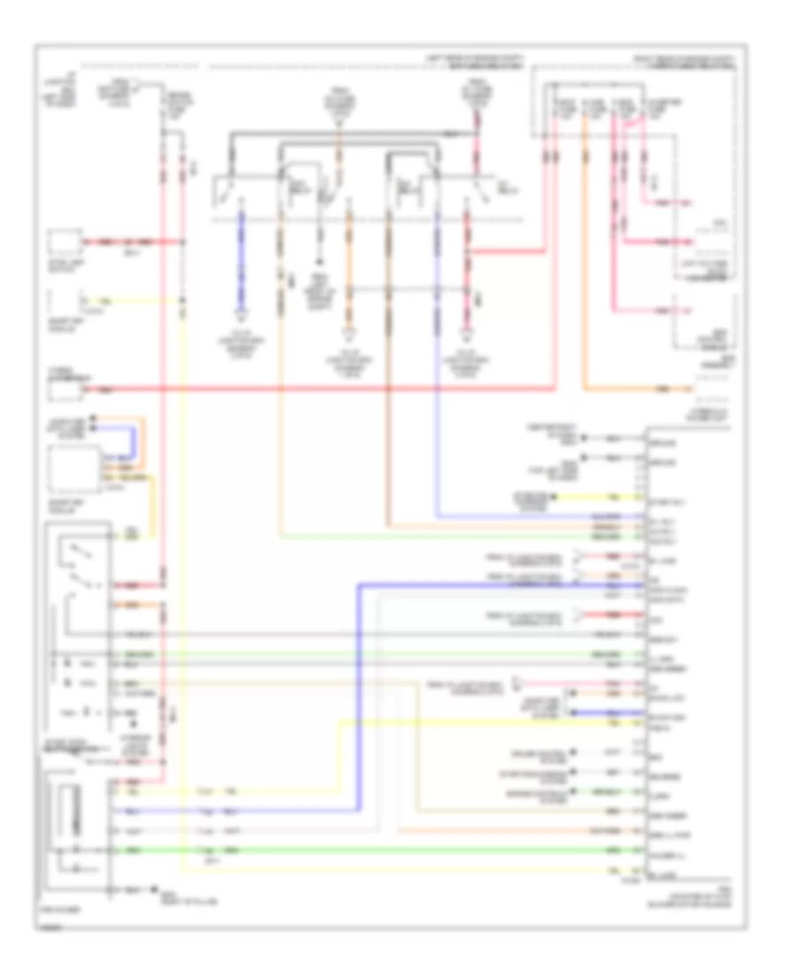 Power Distribution Wiring Diagram Hybrid 6 of 6 for Hyundai Sonata Hybrid 2014