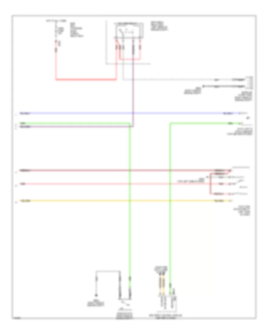 Forced Entry Wiring Diagram Except Hybrid 2 of 2 for Hyundai Sonata Hybrid Base 2014