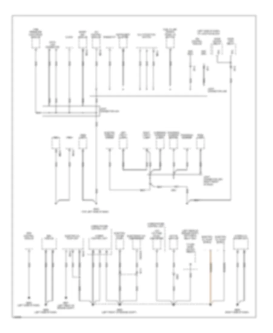 Ground Distribution Wiring Diagram Hybrid 2 of 4 for Hyundai Sonata Limited 2014