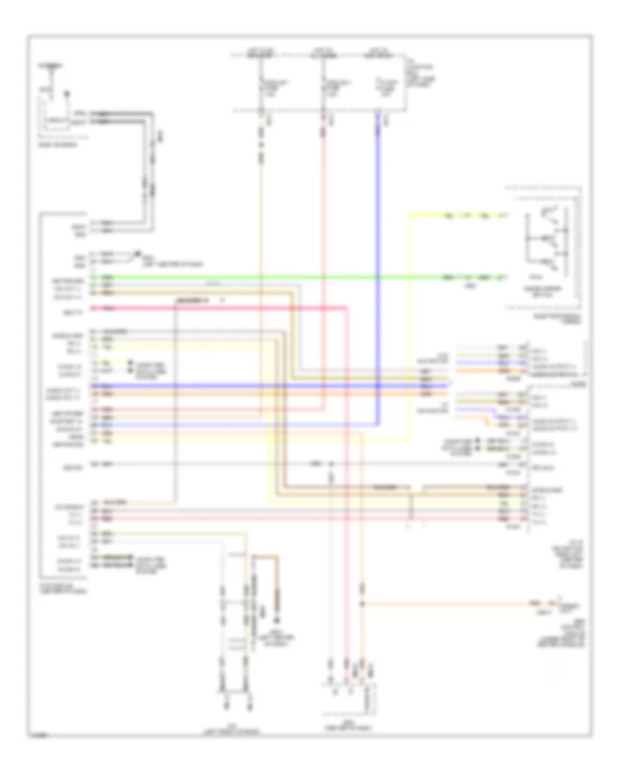 Mobile Telematic System Wiring Diagram, Except Hybrid for Hyundai Sonata Limited 2014
