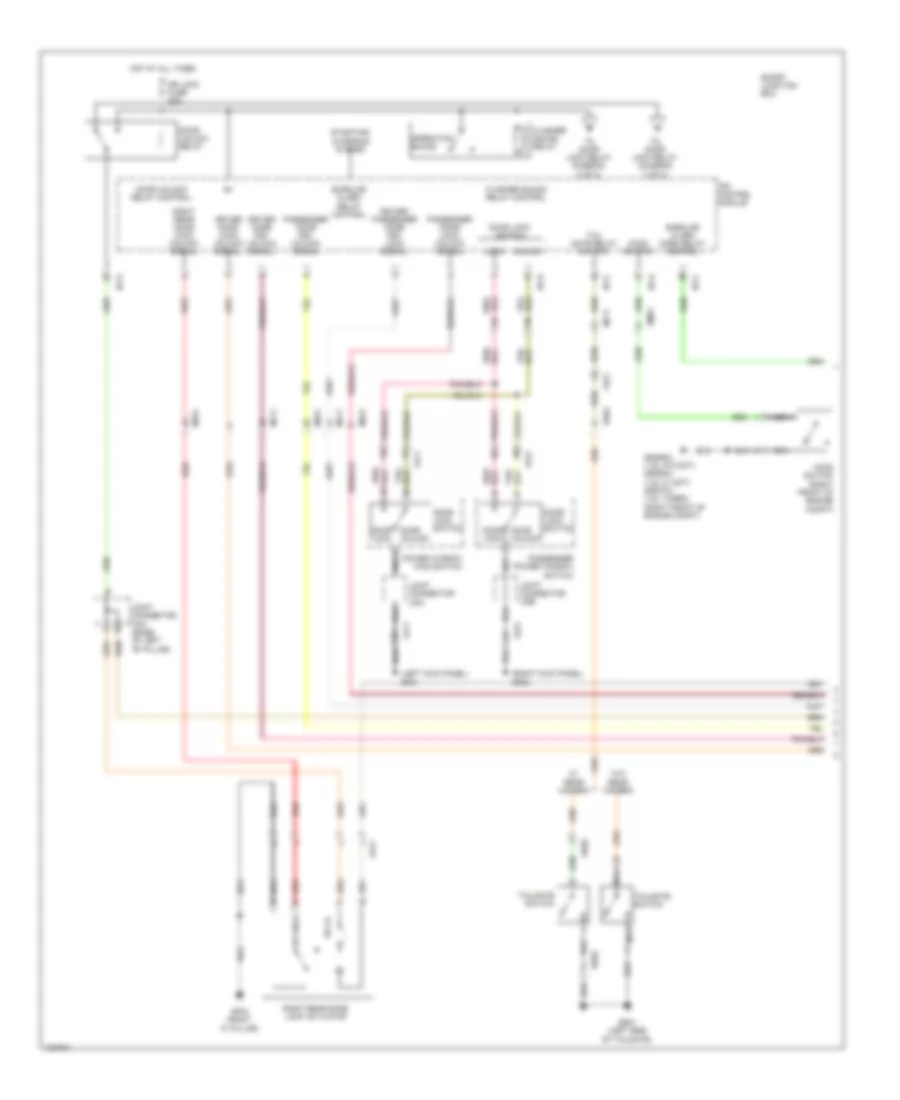 Forced Entry Wiring Diagram 1 of 2 for Hyundai Veloster 2014