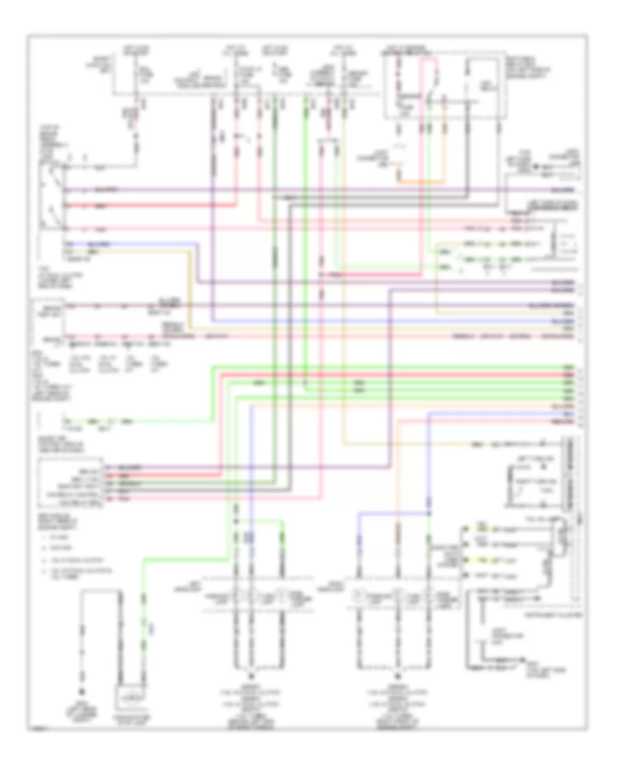 Exterior Lamps Wiring Diagram 1 of 2 for Hyundai Veloster 2014