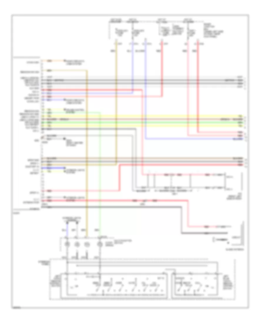 Radio Wiring Diagram UD without Navigation with Amplifier 1 of 2 for Hyundai Elantra SE 2013