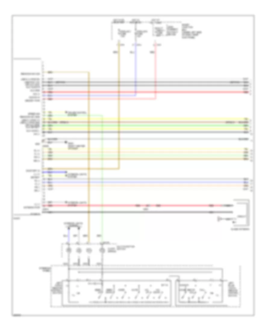Radio Wiring Diagram UD without Navigation without Amplifier 1 of 2 for Hyundai Elantra SE 2013