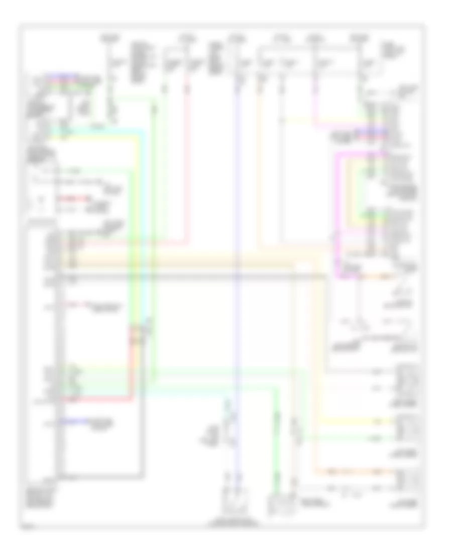 Anti lock Brakes Wiring Diagram for Infiniti EX35 Journey 2011