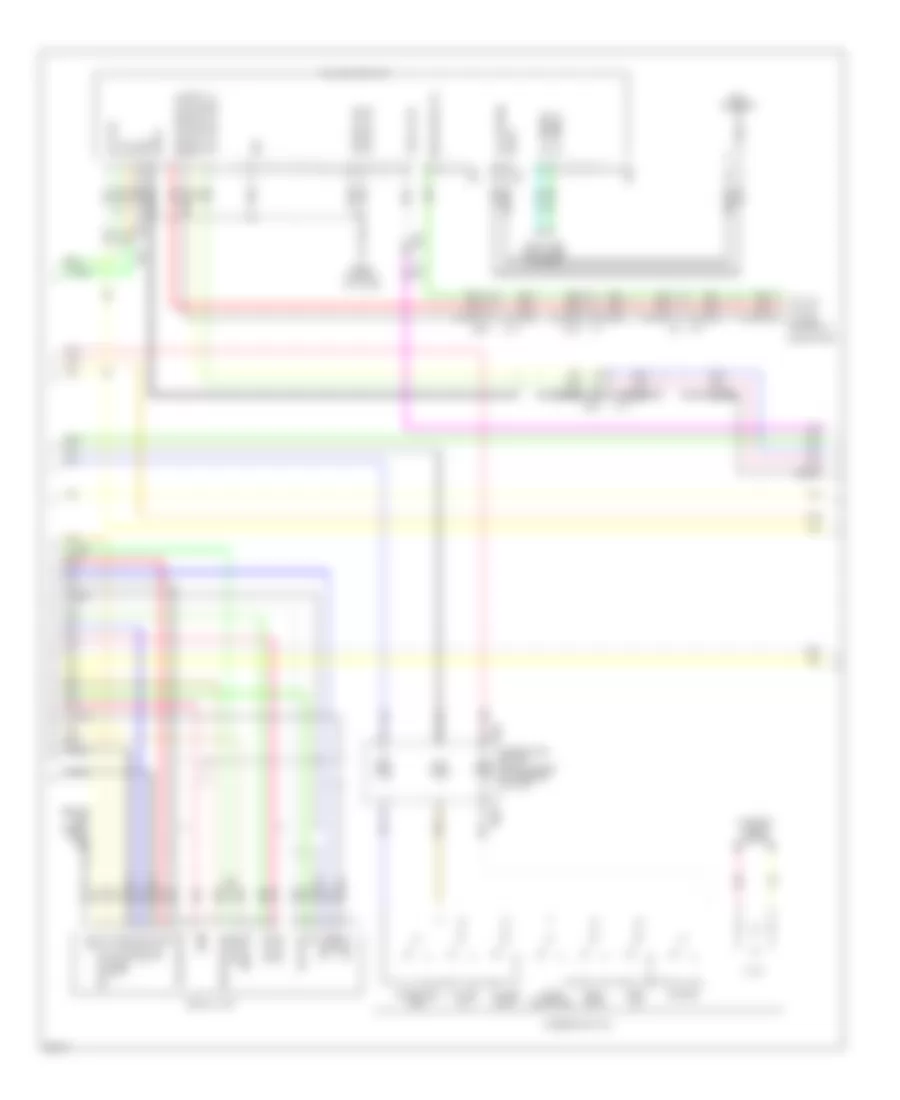 Bose Radio Wiring Diagram, Sedan without Navigation (2 of 4) for Infiniti G37 2011