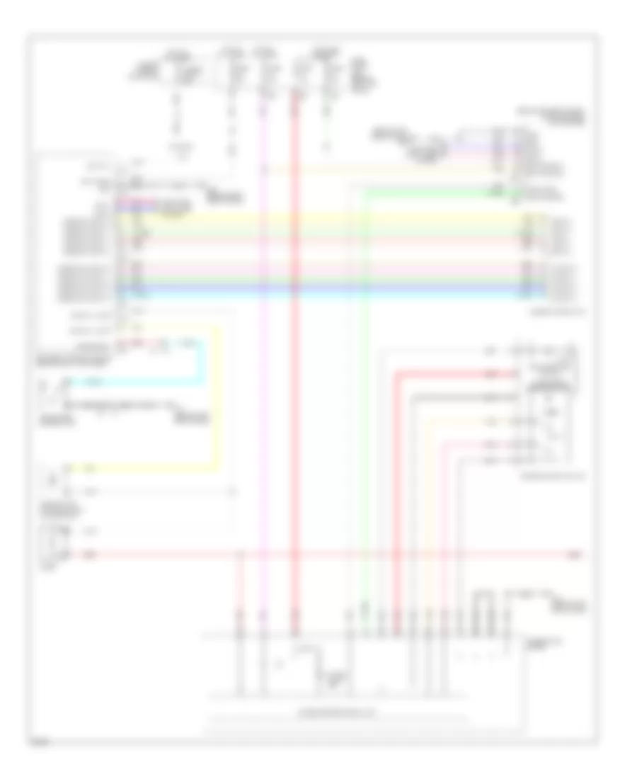 Instrument Illumination Wiring Diagram, Convertible (1 of 2) for Infiniti G37 2011