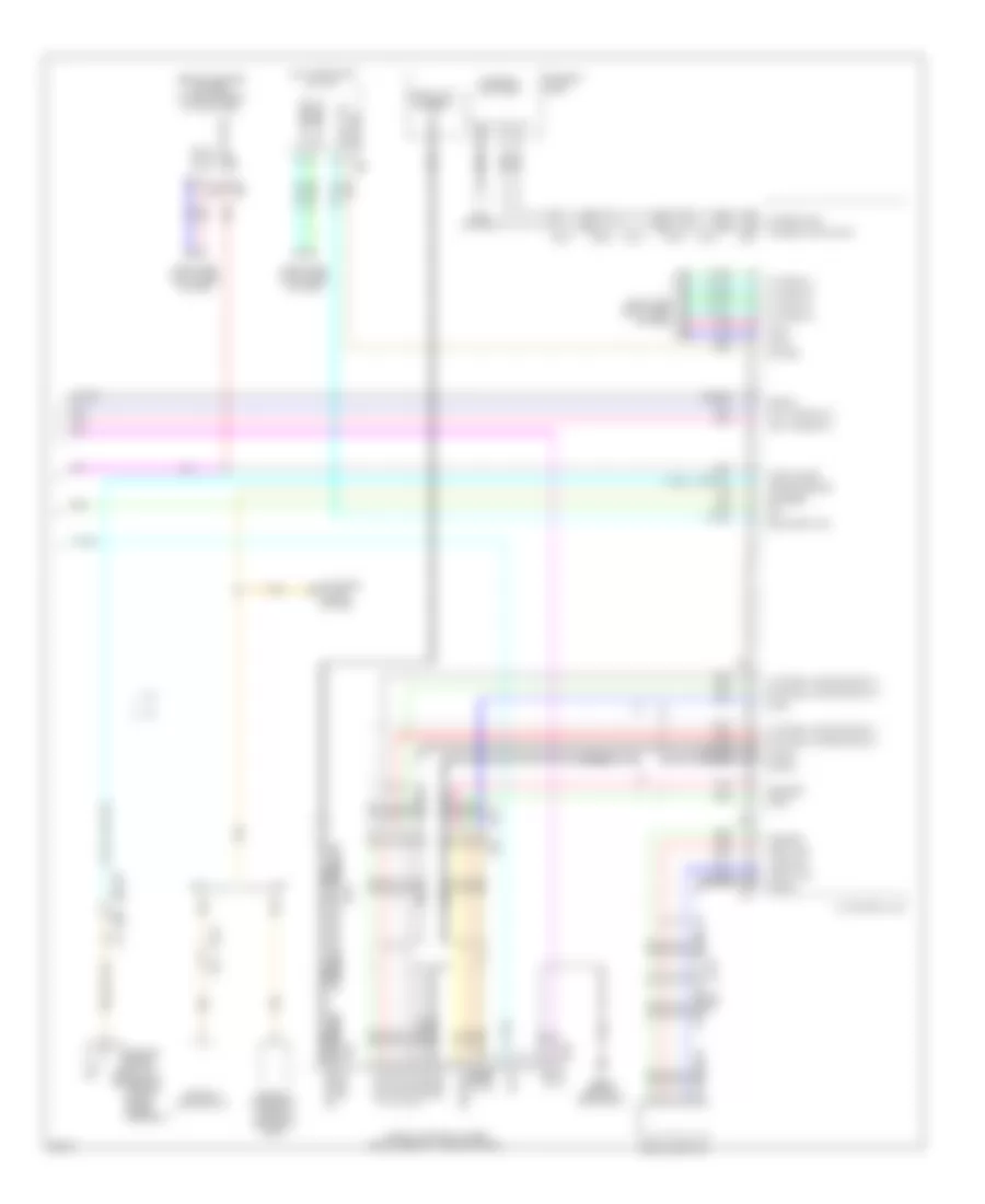 Base Radio Wiring Diagram, Convertible (3 of 3) for Infiniti G37 2011