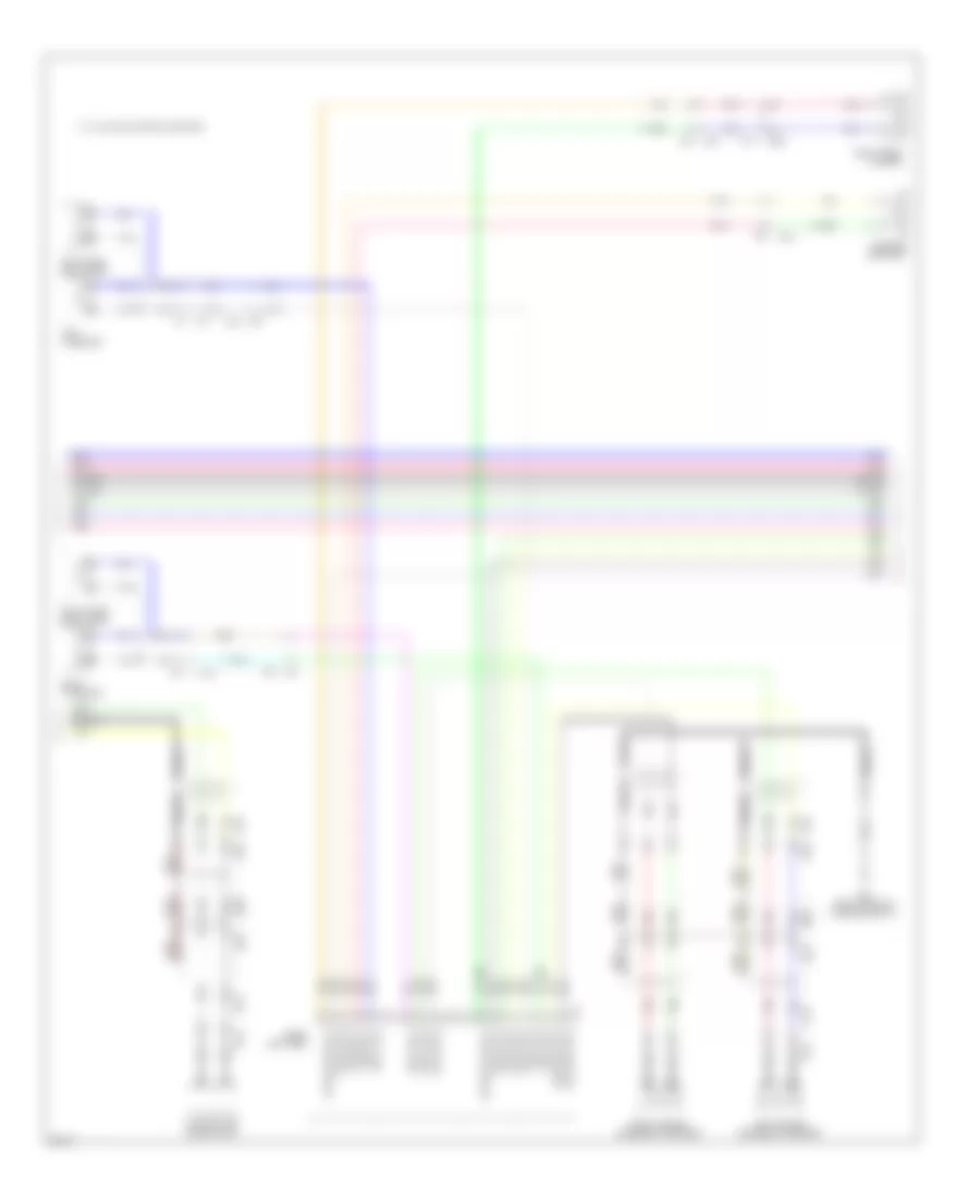 Navigation Wiring Diagram Convertible 3 of 4 for Infiniti G37 IPL 2011