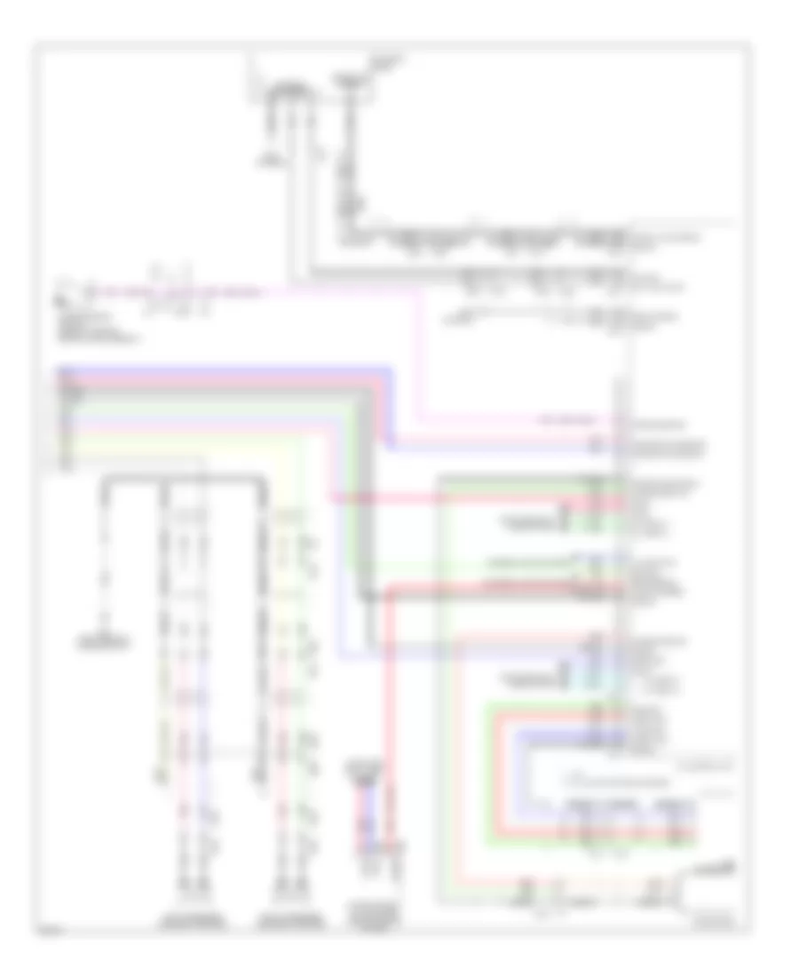 Navigation Wiring Diagram Convertible 4 of 4 for Infiniti G37 IPL 2011