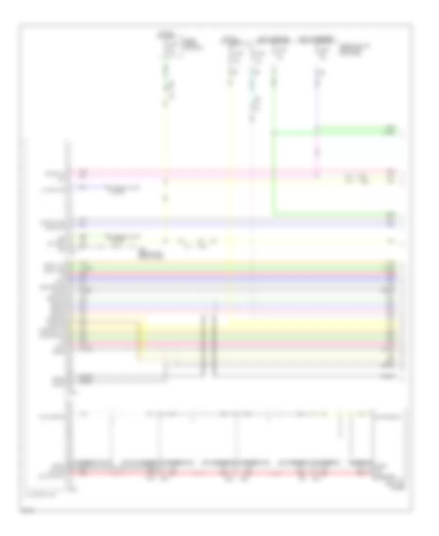 Bose Radio Wiring Diagram, Sedan without Navigation (1 of 4) for Infiniti G37 Journey 2011