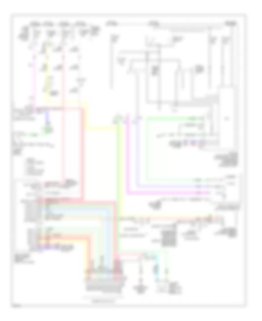 Wiper Washer Wiring Diagram for Infiniti G37 Journey 2011