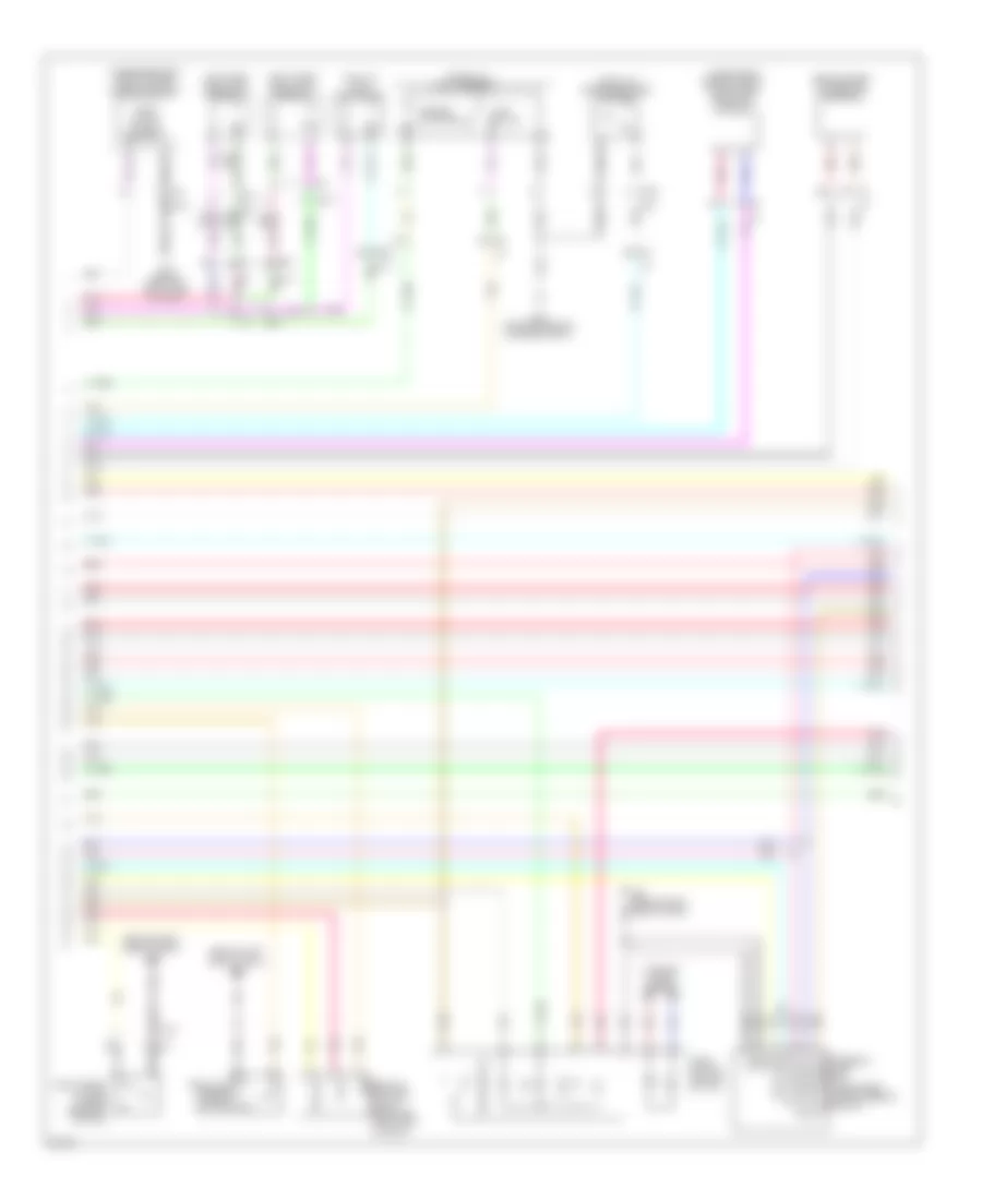 Anti-theft Wiring Diagram, Sedan (2 of 4) for Infiniti G37 Journey 2011