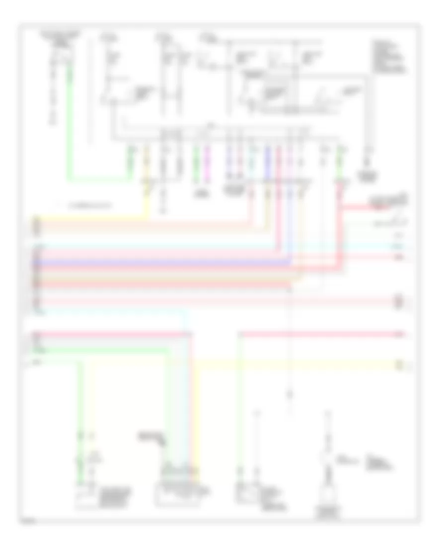 Anti-theft Wiring Diagram, Sedan (3 of 4) for Infiniti G37 Journey 2011