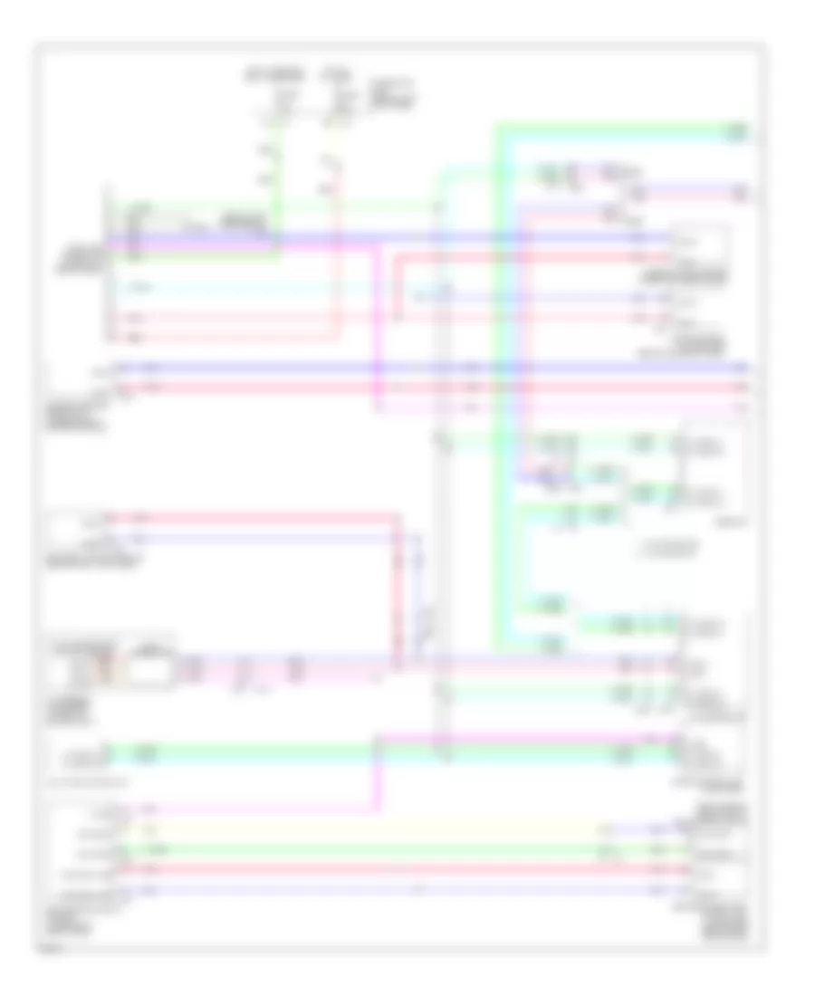 Computer Data Lines Wiring Diagram Convertible 1 of 2 for Infiniti G37 Journey 2011