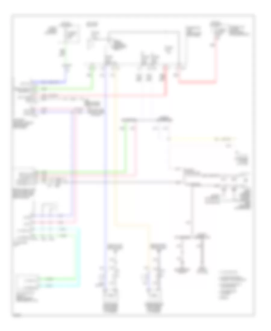 Defoggers Wiring Diagram for Infiniti G37 Journey 2011
